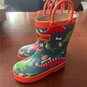 Amazon Orange Kids Rain Boots